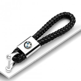 PORTE CLES EN NYLON NOIR POUR BMW - PORTE CLÉS VOITURE/BMW